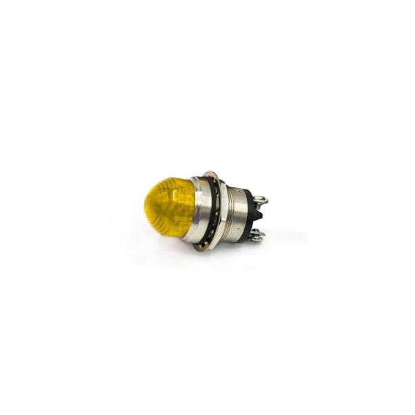 1-inch DOME YEL LED PMI 24V